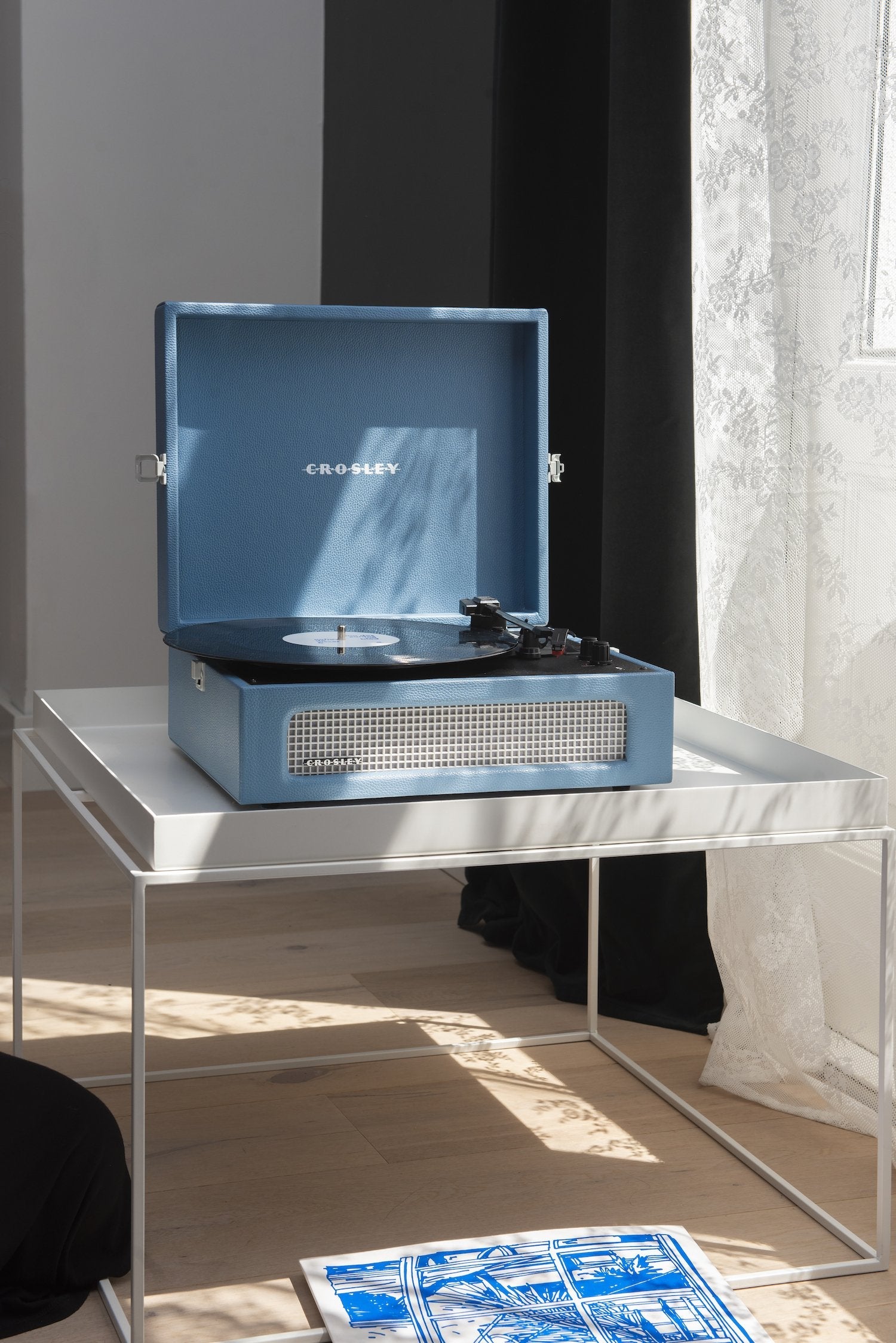 Image of Crosley Voyager Bluetooth Alıcılı Ve Taşınabilir Plakçalar Pikap Açık Mavi