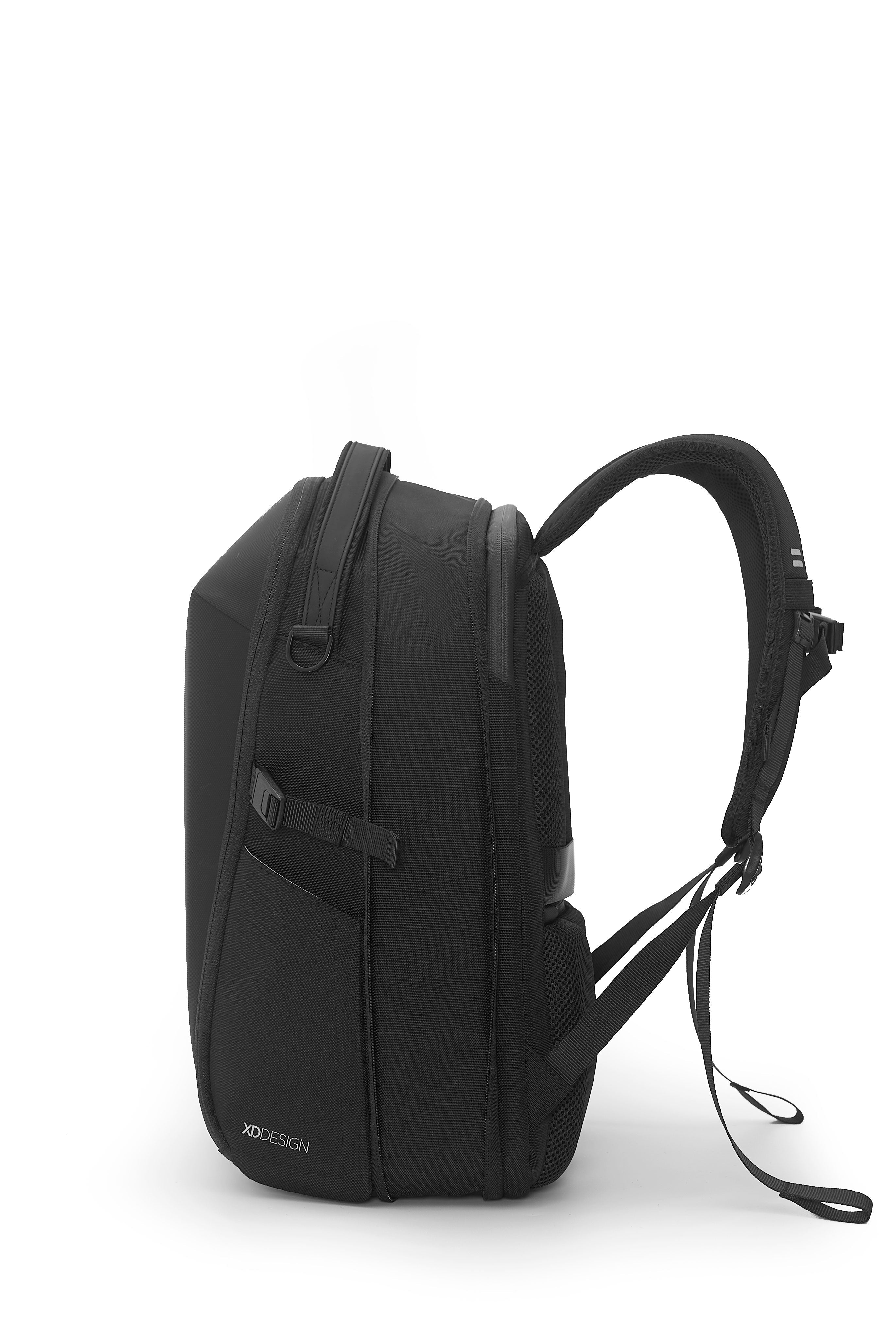 Image of XD Design Bizz 15.6'' Inç Uyumlu Suya Dayanıklı Hırsızlık Önleyici Sırt Çantası Siyah